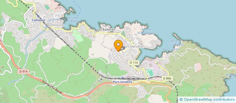 localisation de l'entreprise MONSIEUR HENRI SOLANE  PORT-VENDRES