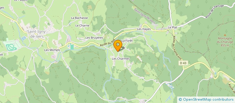 localisation de l'entreprise MONSIEUR HENRI SOMBARDIER  AIGUEPERSE