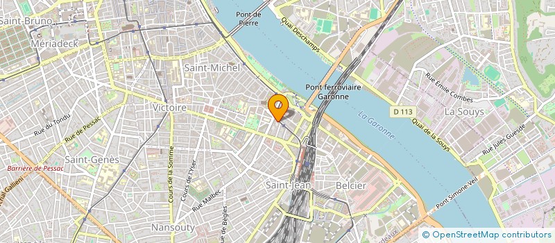 localisation de l'entreprise MONSIEUR HENRI SORIANO à BORDEAUX