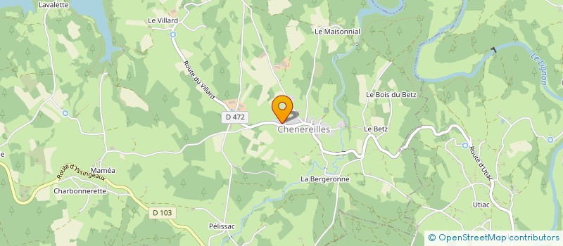 localisation de l'entreprise MONSIEUR HENRI SOUVIGNET à CHENEREILLES