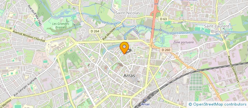 localisation de l'entreprise MONSIEUR HENRI SPENDER à ARRAS