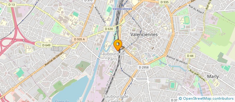 localisation de l'entreprise MONSIEUR HENRI STEINBACH à VALENCIENNES