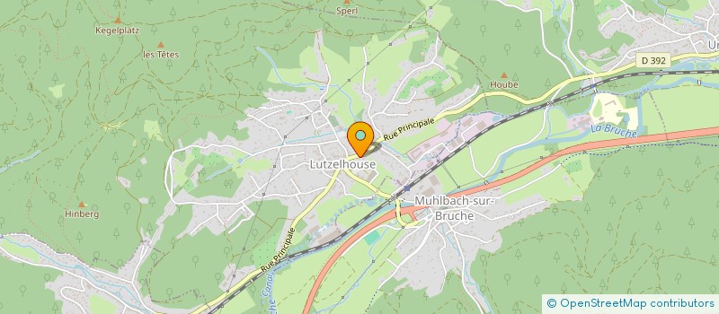 localisation de l'entreprise MONSIEUR HENRI STEINER  NATZWILLER