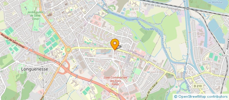 localisation de l'entreprise MONSIEUR HENRI STOVEN  LONGUENESSE