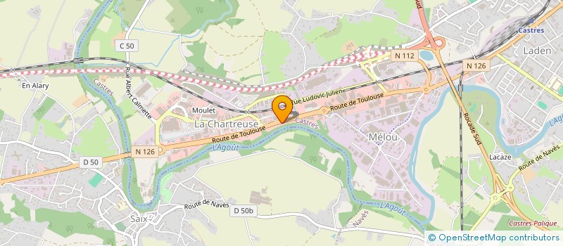 localisation de l'entreprise MONSIEUR HENRI SUDRE  CASTRES