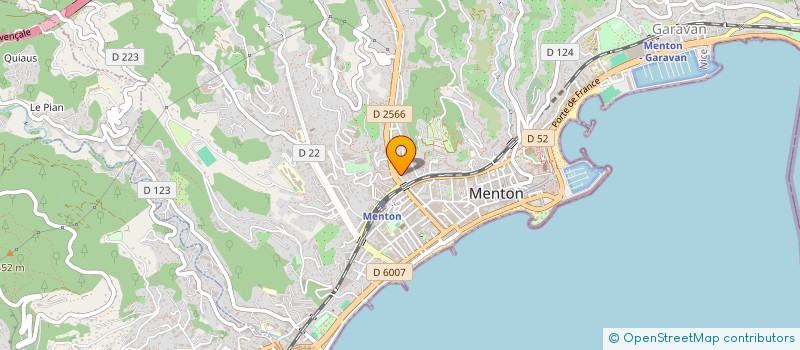 localisation de l'entreprise MONSIEUR HENRI SULTAN à MENTON