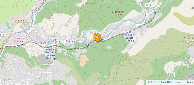 localisation de l'entreprise MONSIEUR HENRI SUZZONI  PEILLON