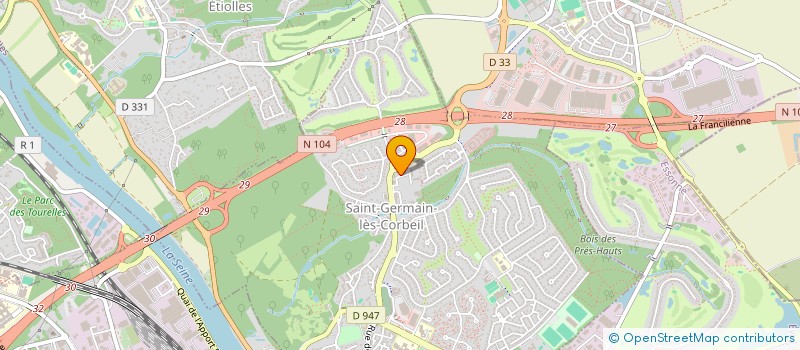 localisation de l'entreprise MONSIEUR HENRI TABOAS  SAINT-GERMAIN-LES-CORBEIL