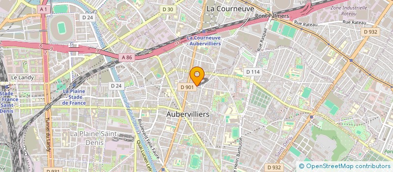 localisation de l'entreprise MONSIEUR HENRI TAN à AUBERVILLIERS
