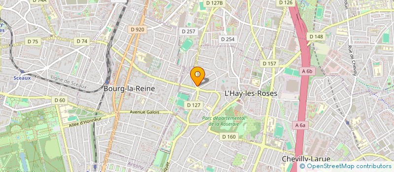 localisation de l'entreprise MONSIEUR HENRI TANG  L'HAY-LES-ROSES