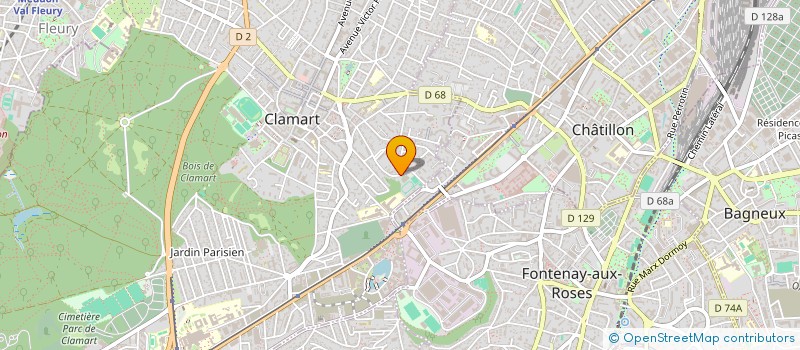 localisation de l'entreprise MONSIEUR HENRI TARLET à CLAMART
