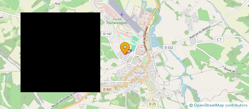 localisation de l'entreprise MONSIEUR HENRI TASTEVIN à NOGARO