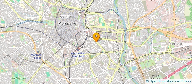 localisation de l'entreprise MONSIEUR HENRI TEISSERENC à MONTPELLIER