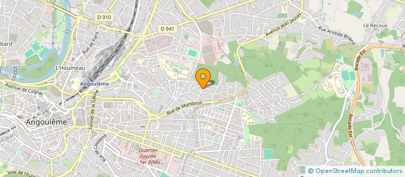 localisation de l'entreprise MONSIEUR HENRI TELLIER à ANGOULEME