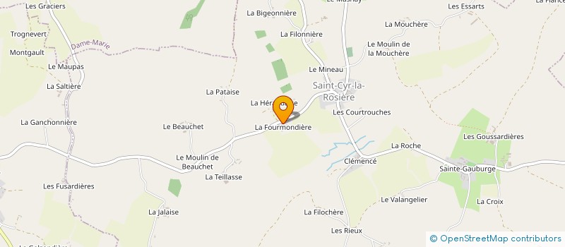 localisation de l'entreprise MONSIEUR HENRI TEROISSIN à SAINT-CYR-LA-ROSIERE