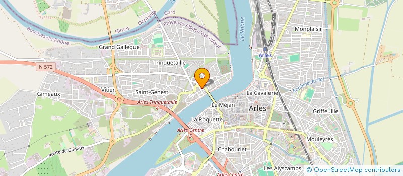 localisation de l'entreprise MONSIEUR HENRI TESIO  ARLES