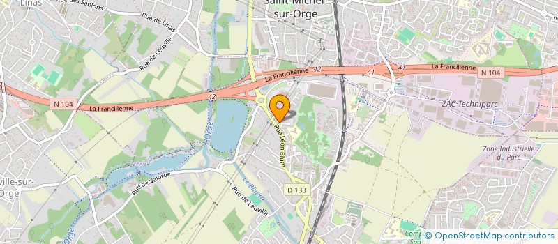localisation de l'entreprise MONSIEUR HENRI THEGARID à BRETIGNY-SUR-ORGE
