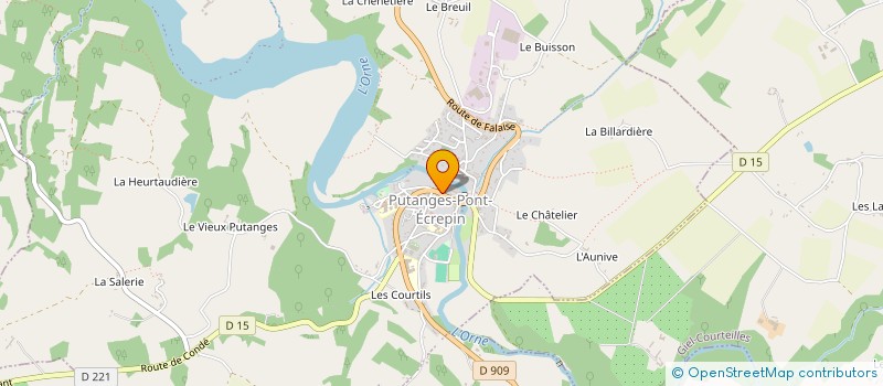 localisation de l'entreprise MONSIEUR HENRI THEOT à PUTANGES-LE-LAC