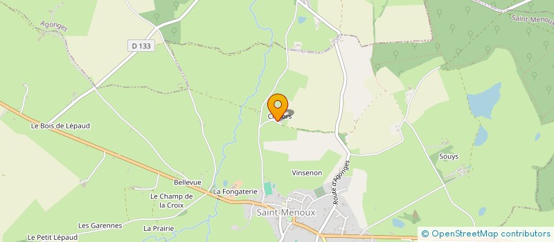 localisation de l'entreprise MONSIEUR HENRI THIEULIN  SAINT-MENOUX