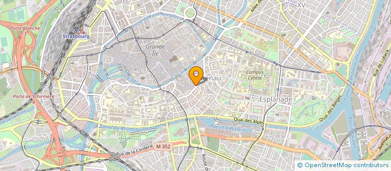 localisation de l'entreprise MONSIEUR HENRI THOMANN  STRASBOURG