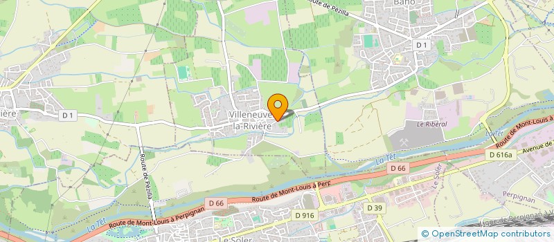 localisation de l'entreprise MONSIEUR HENRI THORENT  VILLENEUVE-LA-RIVIERE