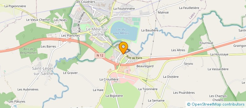 localisation de l'entreprise MONSIEUR HENRI TISON à SAINT-JULIEN-SUR-SARTHE