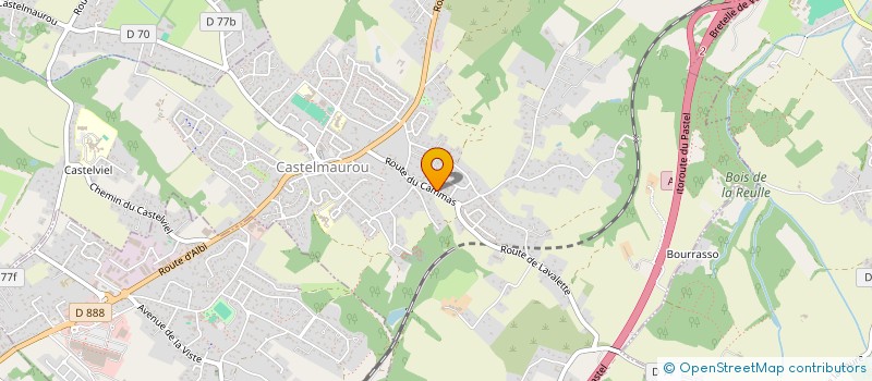 localisation de l'entreprise MONSIEUR HENRI TOPPAN  CASTELMAUROU