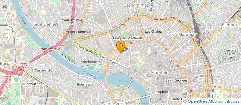 localisation de l'entreprise MONSIEUR HENRI TOUATI  TOULOUSE