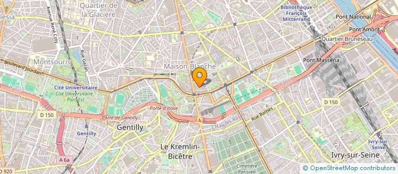 localisation de l'entreprise MONSIEUR HENRI TOUITOU  PARIS