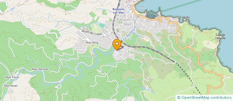 localisation de l'entreprise MONSIEUR HENRI TOURNE  BANYULS-SUR-MER