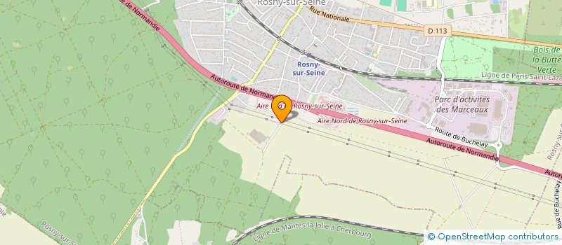 localisation de l'entreprise MONSIEUR HENRI TOURNEUX  ROSNY-SUR-SEINE