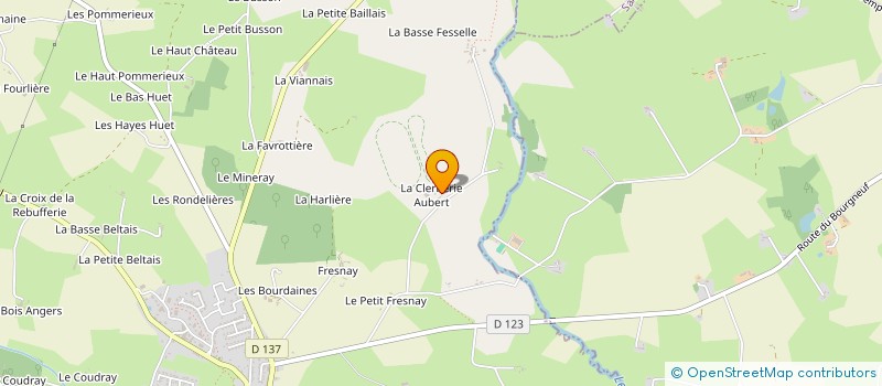 localisation de l'entreprise MONSIEUR HENRI TOUVAIS à LE BOURGNEUF-LA-FORET