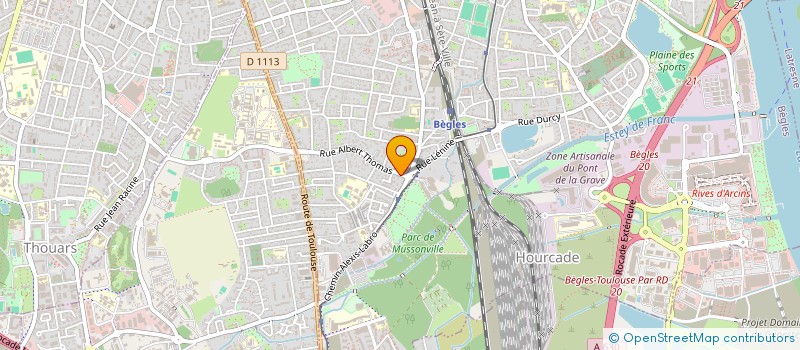 localisation de l'entreprise MONSIEUR HENRI TRAN-NO  BEGLES