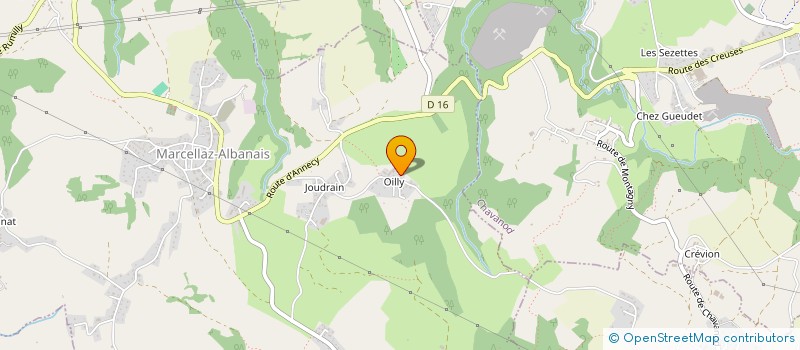 localisation de l'entreprise MONSIEUR HENRI TRANCHANT  MARCELLAZ-ALBANAIS