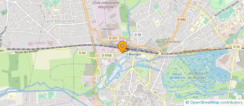 localisation de l'entreprise MONSIEUR HENRI TRICHOT  BOURGES