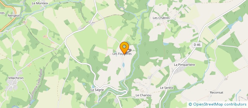 localisation de l'entreprise MONSIEUR HENRI TRILLAUD à CHENIERS