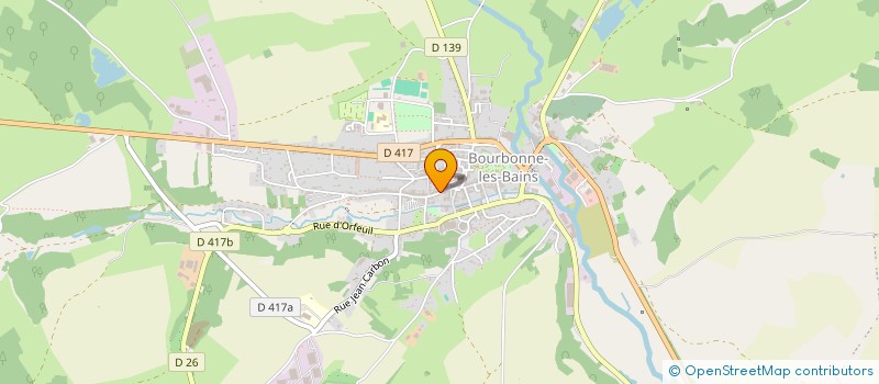localisation de l'entreprise MONSIEUR HENRI TROISGROS à BOURBONNE-LES-BAINS