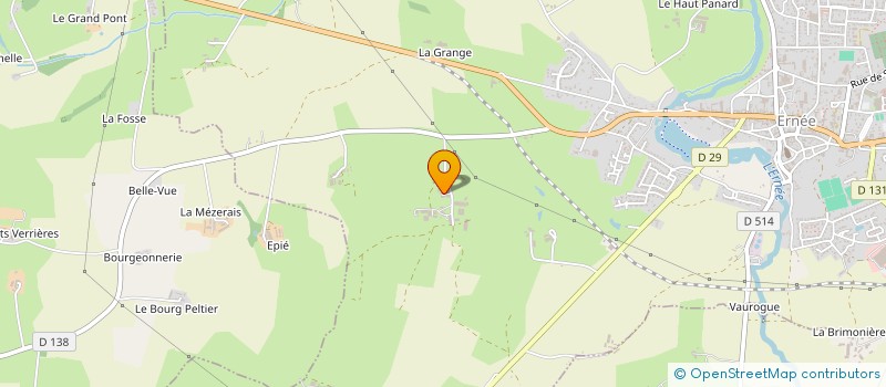 localisation de l'entreprise MONSIEUR HENRI TROTIN  ERNEE