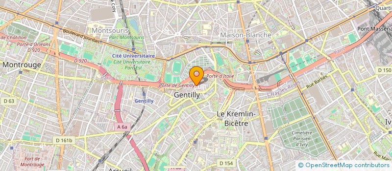 localisation de l'entreprise MONSIEUR HENRI TUFO  GENTILLY