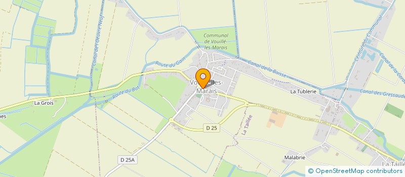 localisation de l'entreprise MONSIEUR HENRI TURQUAUD  VOUILLE-LES-MARAIS