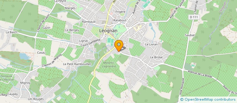 localisation de l'entreprise MONSIEUR HENRI TURQUOIS à LEOGNAN