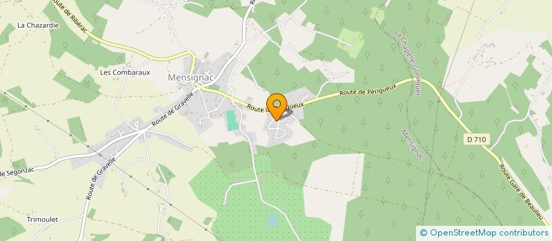 localisation de l'entreprise MONSIEUR HENRI VALLADE  MENSIGNAC