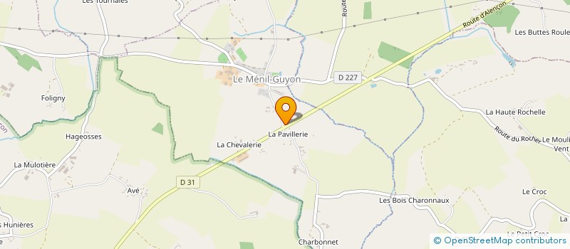 localisation de l'entreprise MONSIEUR HENRI VALLET à LE MENIL-GUYON