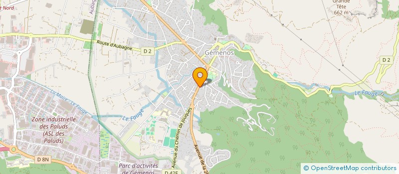 localisation de l'entreprise MONSIEUR HENRI VALVERDE  GEMENOS