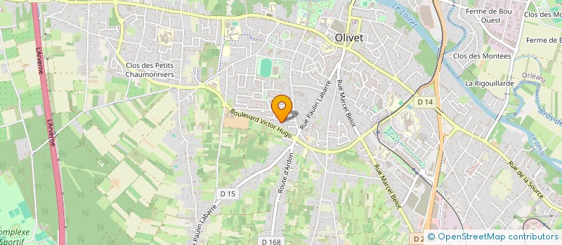 localisation de l'entreprise MONSIEUR HENRI VAN DAMME à OLIVET