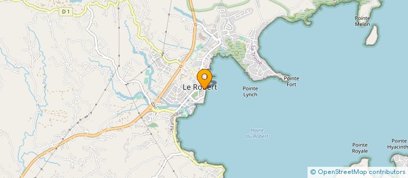 localisation de l'entreprise MONSIEUR HENRI VANTOU-DUMAINE à LE ROBERT