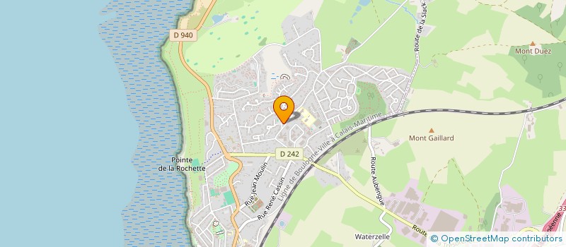 localisation de l'entreprise MONSIEUR HENRI VASSEUR  WIMEREUX