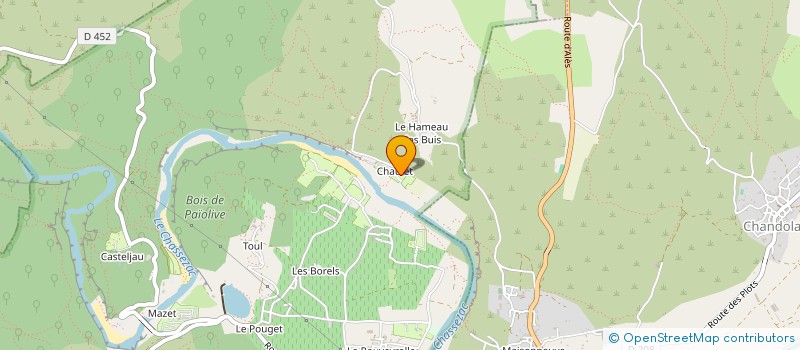 localisation de l'entreprise MONSIEUR HENRI VEDEL à BERRIAS-ET-CASTELJAU