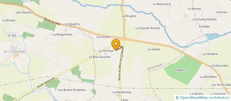 localisation de l'entreprise MONSIEUR HENRI VEILLEROBE  LE PLANTIS