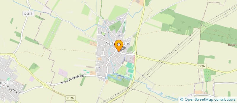 localisation de l'entreprise MONSIEUR HENRI VERGER  VERT-LE-GRAND